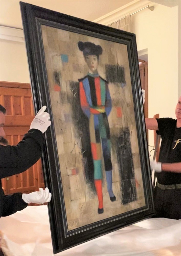 Nuestra obra "Niño torero" de la artista zamorana Delhy Tejero regresa al Museo tras haber sido prestada para la II Edición de la <a href="/iberoamericanaT/">La Iberoamericana de Toro</a>: Mujeres y Artes Visuales.

Esta obra forma parte de la Colección <a href="/fundoscyl/">FUNDOS</a> 
Transporte realizado por <a href="/FeltreroA/">Feltrero División Arte</a>