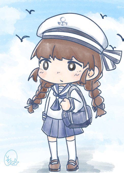 スクールバッグのtwitterイラスト検索結果