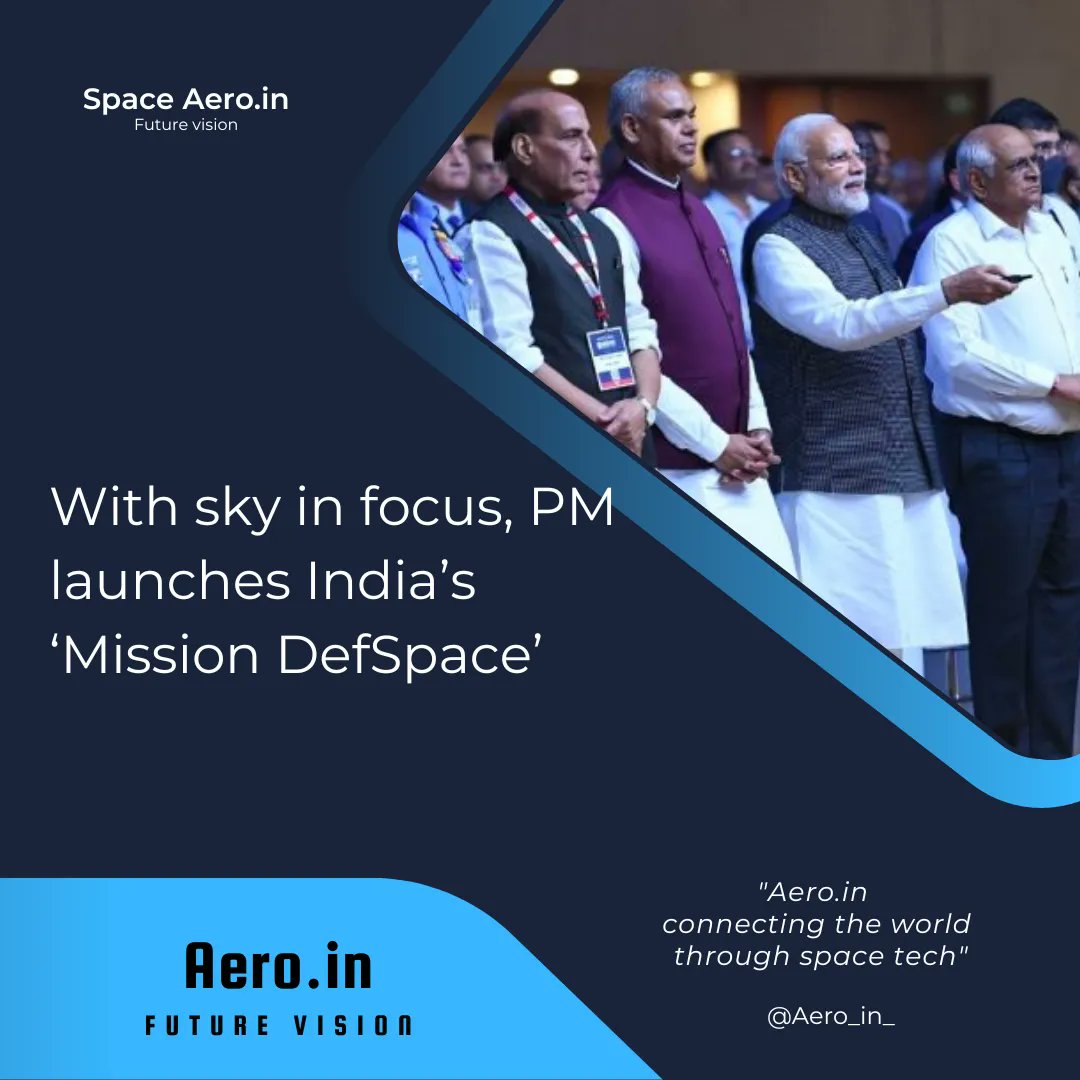 aerodotin's tweet photo. With an aim to harness India’s power in space to not just benefit the people of the country, but to the entire globe, Prime Minister Narendra Modi today launched ‘DefSpace Mission’ with 75 Challenges at DefExpo2022 in Gandhinagar, Gujarat.

 #defexpo2022 #aeroin #isro #drdo https://t.co/C69jttieYK