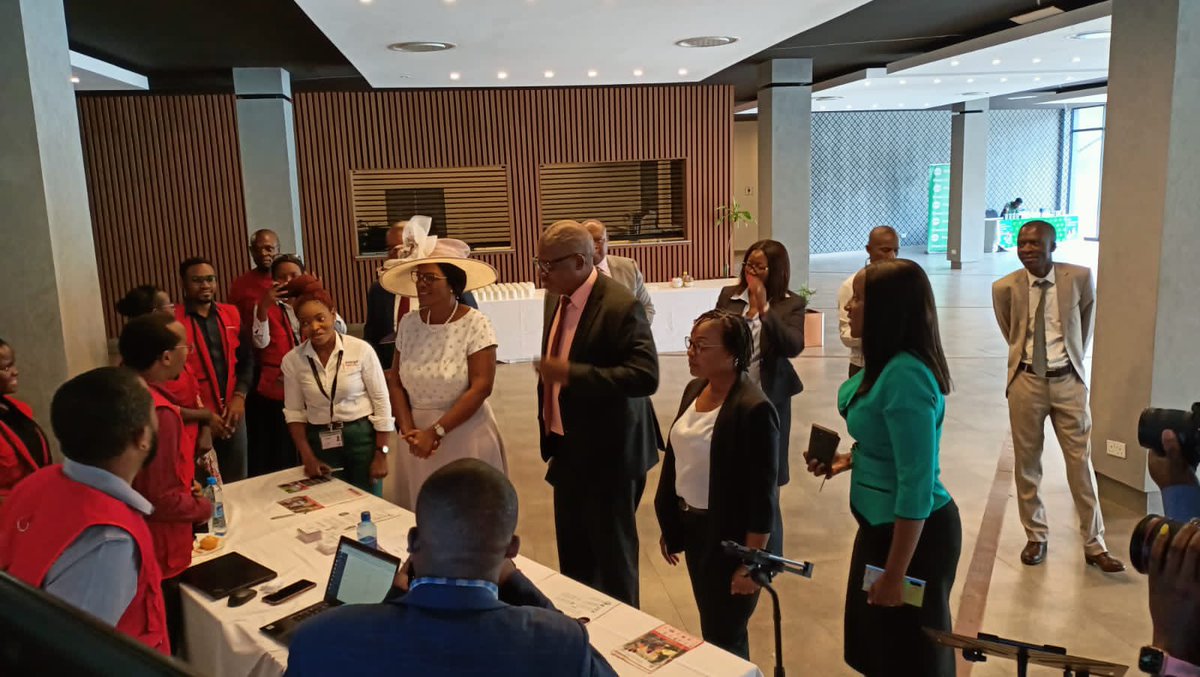 Amref__Zambia's tweet photo. Amref Zambia showcasing their work in digital health to the Minister of Health Hon @SylviaTMasebo at Zambia Digital Health Conference 2022. @daktari1 @AmrefICD @Amref_Worldwide @Inemaviviane @PeterKisare https://t.co/4x9JzPSPK7