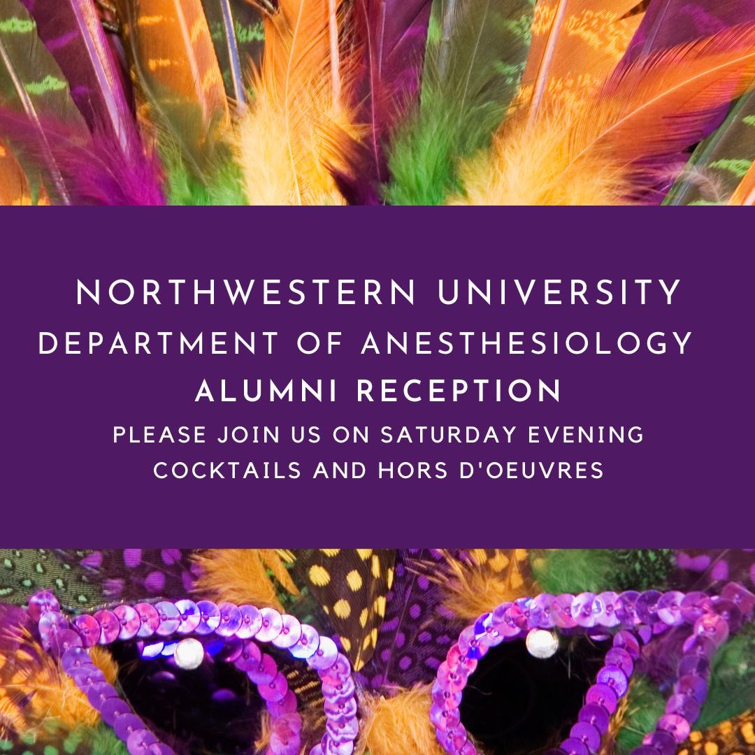 We are so excited to see our alumni at #ANES22 this weekend! If you are a NW Anesthesiology alumus and did not receive an email invitation, please DM us for the link! @ASALifeline @NUFeinbergMed @McGawGME
