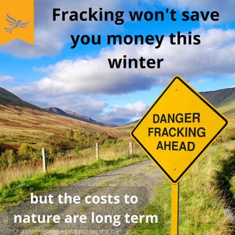 ElmbridgeLibDem's tweet photo. Elmbridge Lib Dems were the first council in the UK to take a stance against the Conservative governments position on Fracking.
Fracking will destroy the local countryside, pollute the water we drink as well as air we breathe.
#ElmbridgeLibDems
#ELDNoFracking https://t.co/sxBLhVMULy