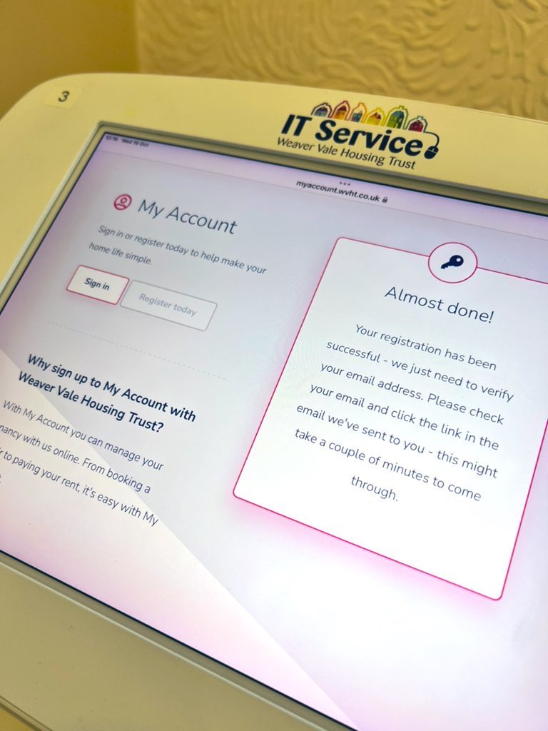 wvht_Gem's tweet photo. Really enjoying visiting our Independent Living Apartments as part of #GetOnlineWeek and chatting with customers about how they can give feedback to @weavervale online.

#TryOneThing #customerfeedback #engagement https://t.co/hzVl3LF07O
