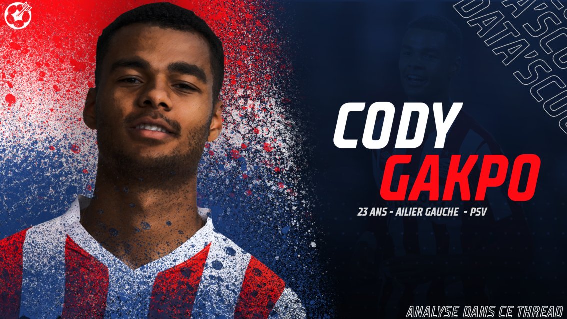 DataScout_'s tweet photo. Cody Gakpo 🇳🇱 : c'est quoi ce monstre ? 

Dans la lignée d'une saison 2021-2022 déjà excellente, l'ailier gauche du PSV est reparti sur des bases extraordinaires avec déjà 14 buts et 12 PD

Présentation data et vidéo de ce crack que toute l'Europe s'arrachera l'été prochain 👇🧵 https://t.co/N5PKkMJ1zV