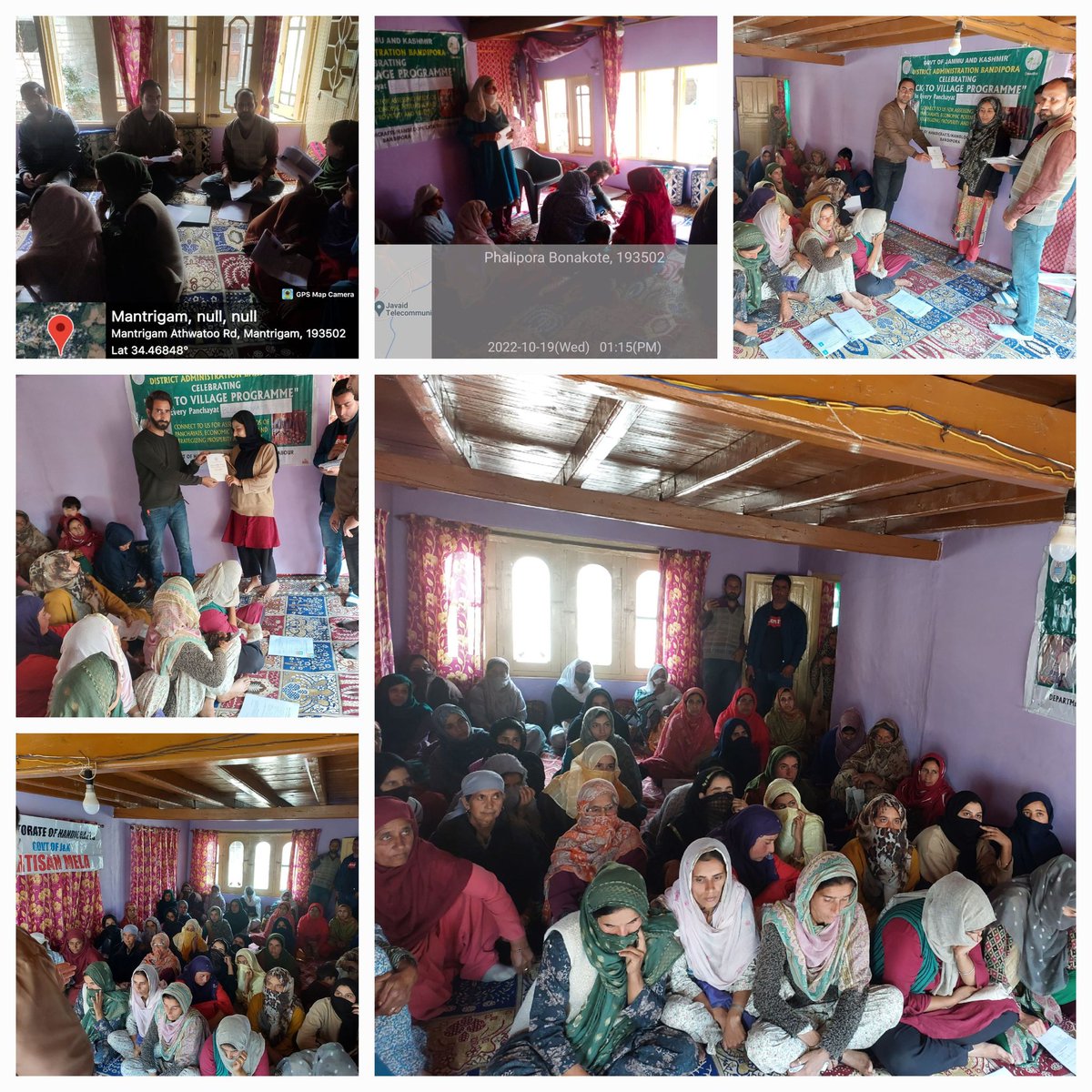 HHBandipora's tweet photo. #Back2Village
#JanAbhiyanJK 
Services at doorstep 19-10-2022:
Three Awareness-cum-Registration Camps conducted in Block Bonakoot, Block Sumbal &amp; Block Bagtore Gurez.
@dohhkmr @dcbandipora @dicbandipora https://t.co/jx7LilCLhL
