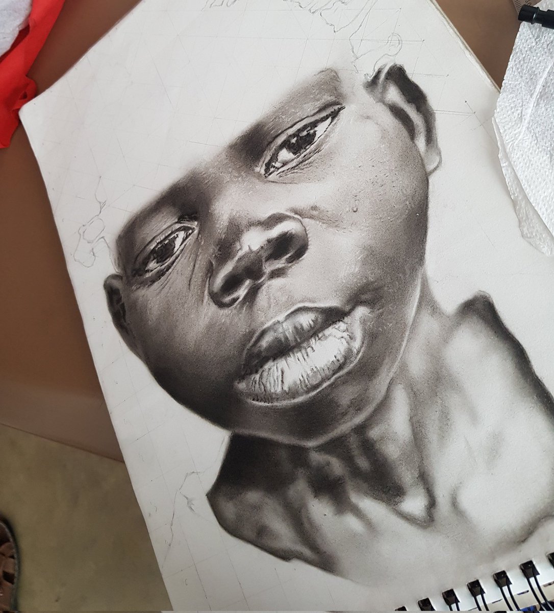felixtarimo6's tweet photo. One among few pics that I made
By using #chalcoal&#graphite pencil.....still on progress...@tanzania_art @KeviArtz https://t.co/GjVFuSGFIV