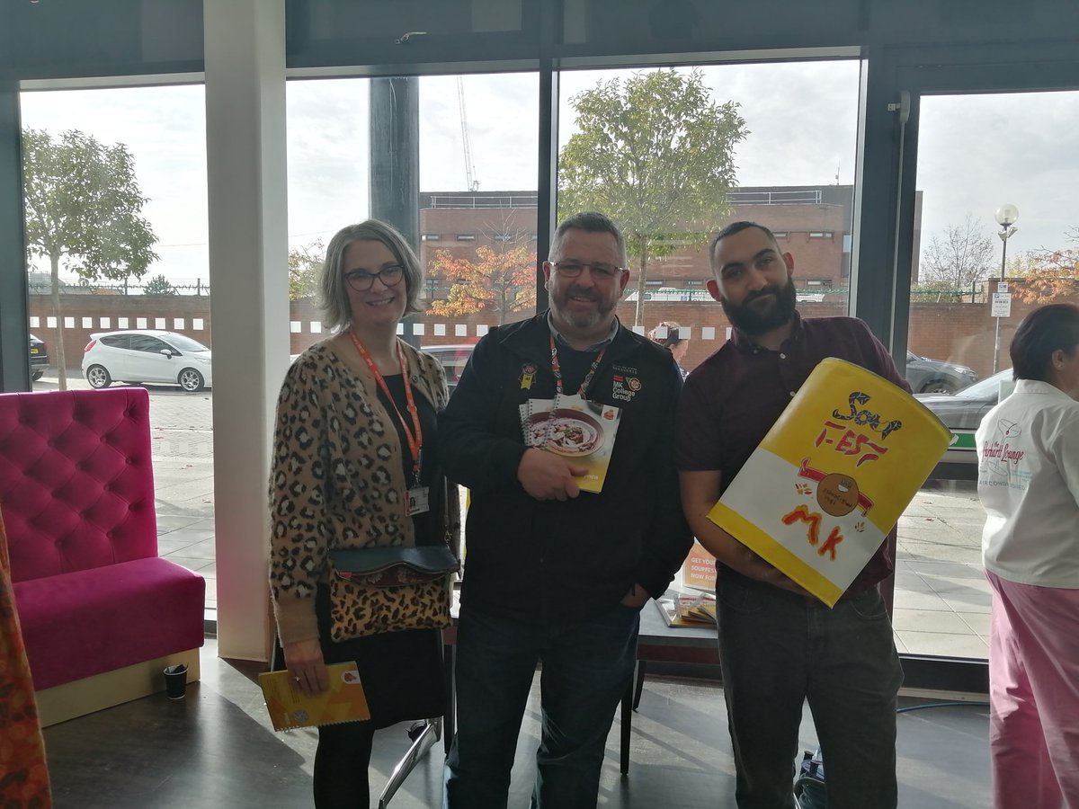 What a great way to spend lunch with <a href="/MKYMCA/">YMCA Milton Keynes</a> for their #SoupFestMK event! Delicious soup that is literally heartwarming 😋
