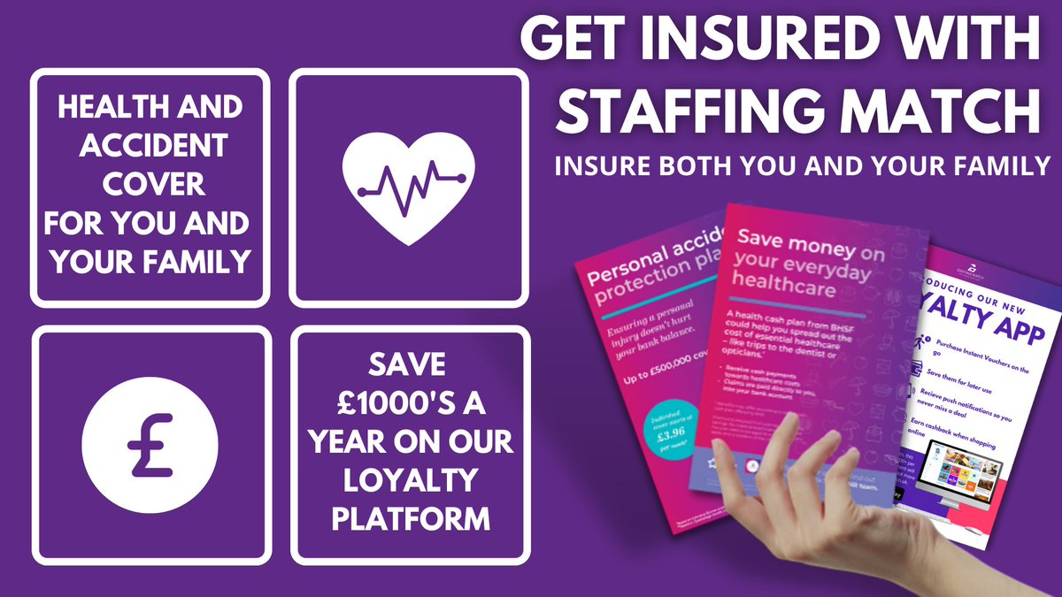 StaffingMatch_'s tweet photo. Already work with Staffing Match? You're eligible to get cheap, reliable Accident and Health insurance for both you and your family. If you leave Staffing Match, you will still be able to keep the insurance! Contact your Staffing Match rep or visit a branch to find out more! https://t.co/Uf81j5asuB