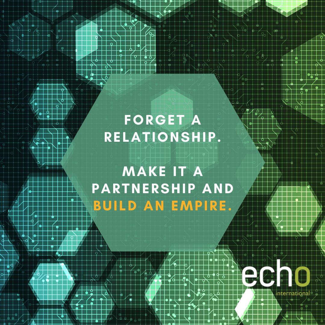 EchotelI's tweet photo. At Echo, building meaningful partnerships is our M.O.

Together, we are able to build an Empire. We are Echo. https://t.co/vYhSXY2bCi