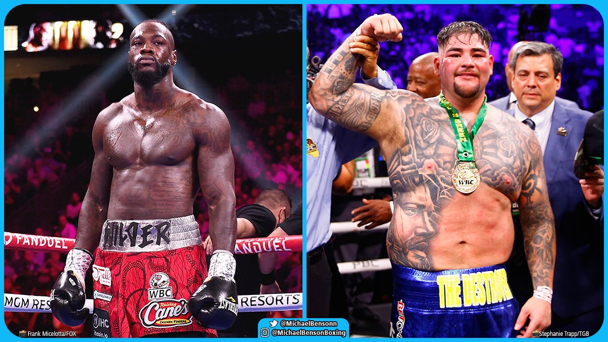 ringmagazine's tweet photo. ‼️ Deontay Wilder vs Andy Ruiz Jr will be officially ordered at the WBC convention next month as a final eliminator to determine Tyson Fury's next mandatory challenger, WBC president Mauricio Sulaiman has confirmed. [@MARCA] https://t.co/tL9JXApJ4W