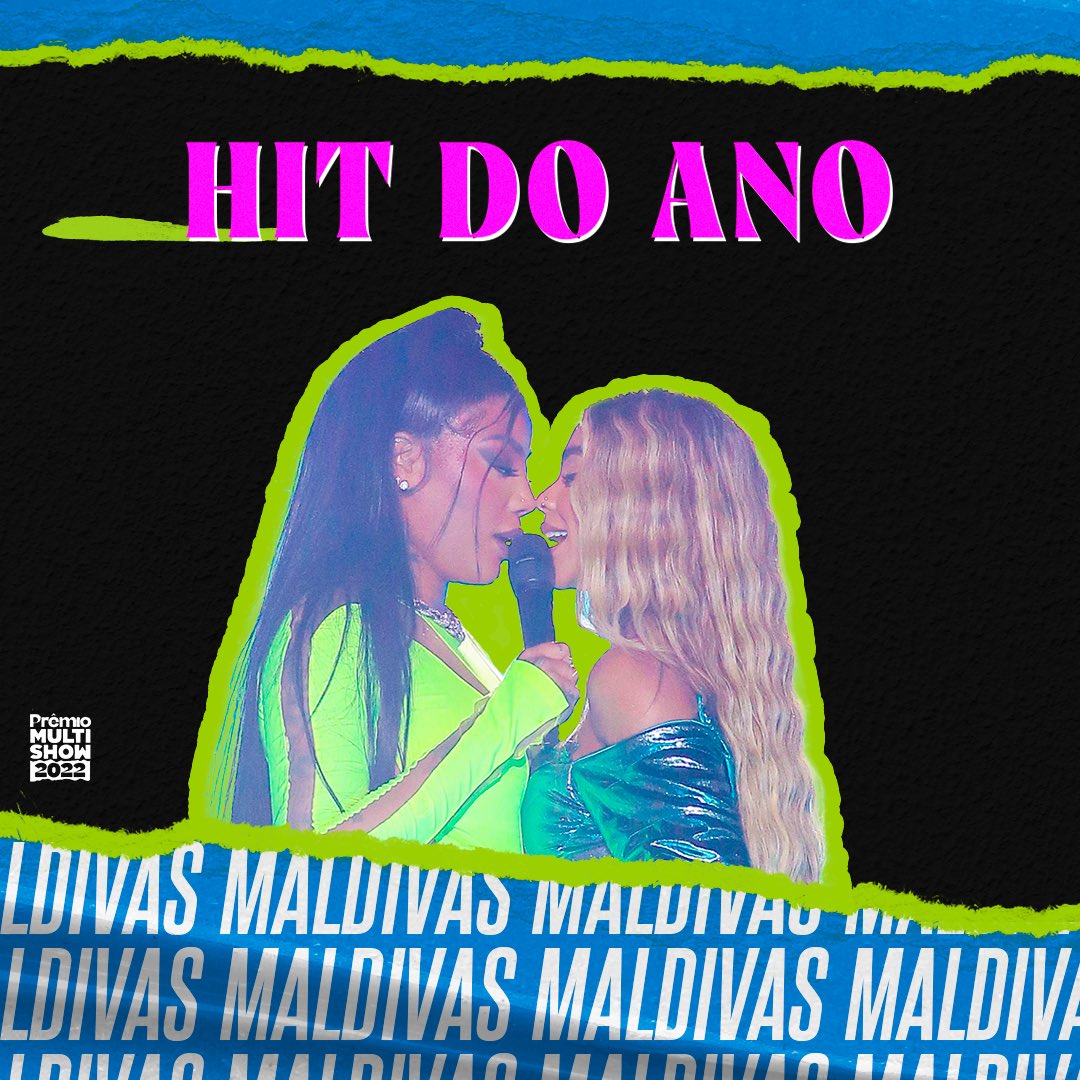 Strangerspop's tweet photo. 🚨 QUE HITS SÃO ESSES? Com apenas 35M de streams no Spotify e 34M de views no videoclipe oficial, "Maldivas" de Ludmilla, venceu a categoria "Hit Do Ano" no #PremioMultishow 2022, mesmo sendo um flop. https://t.co/tM4VIbjIsY