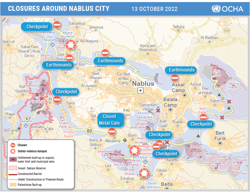 As apartheid Israel launches renewed aggressions against Palestinians, 171,000 Palestinians in Nablus have been under siege.

For the past 9 days, many Palestinians have been unable to go work or school or access health care.

#UNGA77 must heed calls for #UNinvestigateApartheid