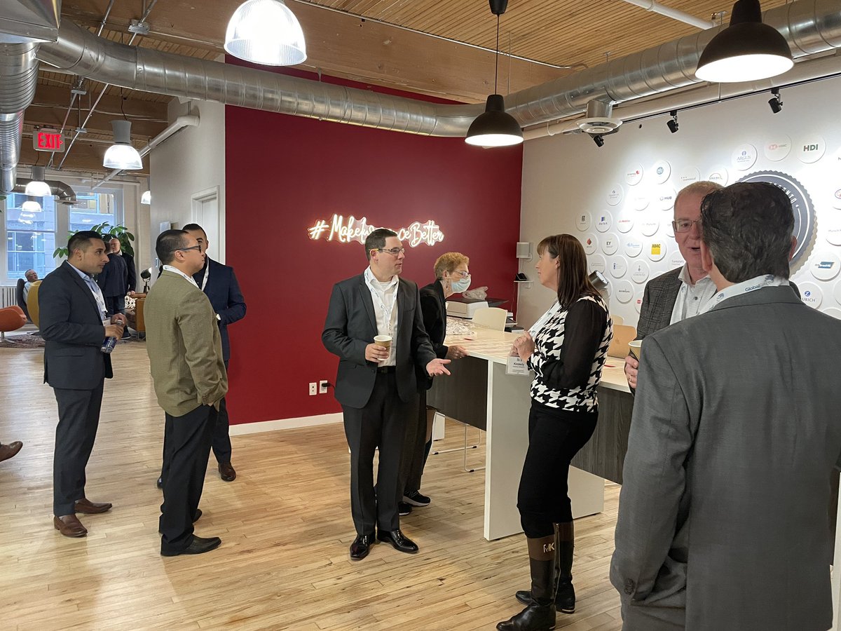We are all set for the #THIAInnovationSummit! Guests have started arriving and networking. Thanks to <a href="/CookhouseLab/">Cookhouse Labs</a> for hosting us in their space!