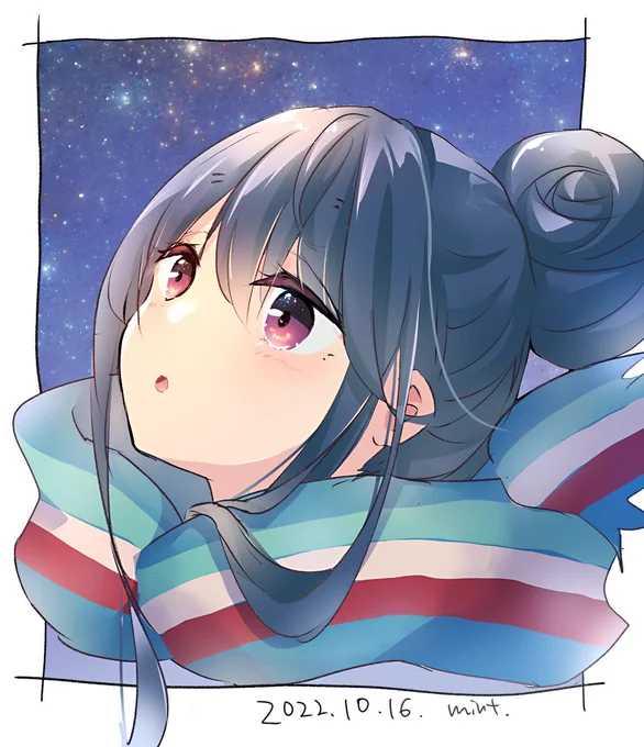 しまりんが好きな人に届け〜🏕
(ハンターが好きな人にも届け〜🎣)

 #イラストを4枚貼ると秋風に乗って絵柄を好いてくれる人の元へ届くらしい 