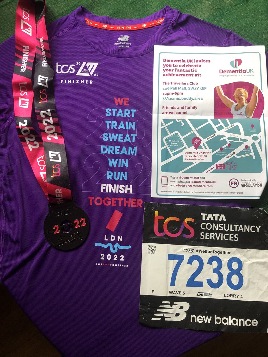 icguveysi's tweet photo. Many thanks to all friends and strangers who have shown me we’re all in this together #dementia #onebutnotthesame @DementiaUK @LondonMarathon https://t.co/ROmo9TOtIe https://t.co/0VXISVcGQK