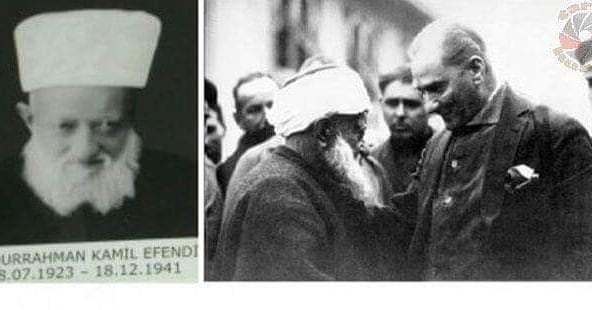 1926 yılında İskilipli Atıf'ı şapka takmadı diye astılar diyenlere...

1930'da müftü, Atatürk'ün karşısına böyle çıktı..
İnsaf....!