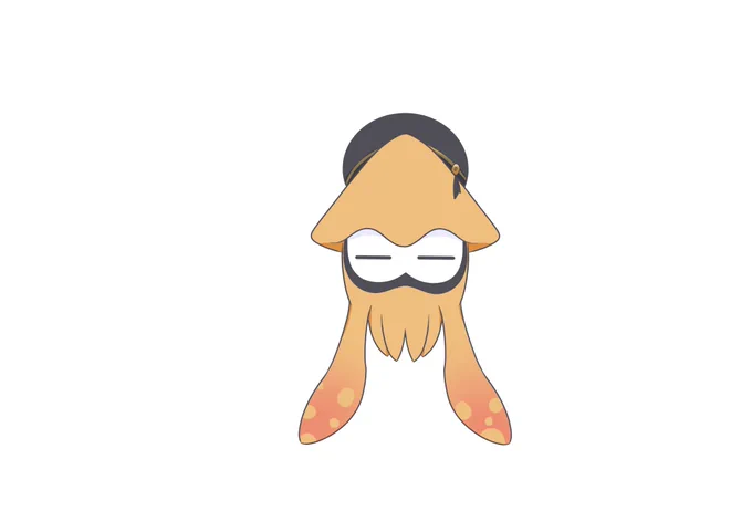 イカだった頃の皆んな#絵フブキ #しらぬえ #こよりすけっち  
