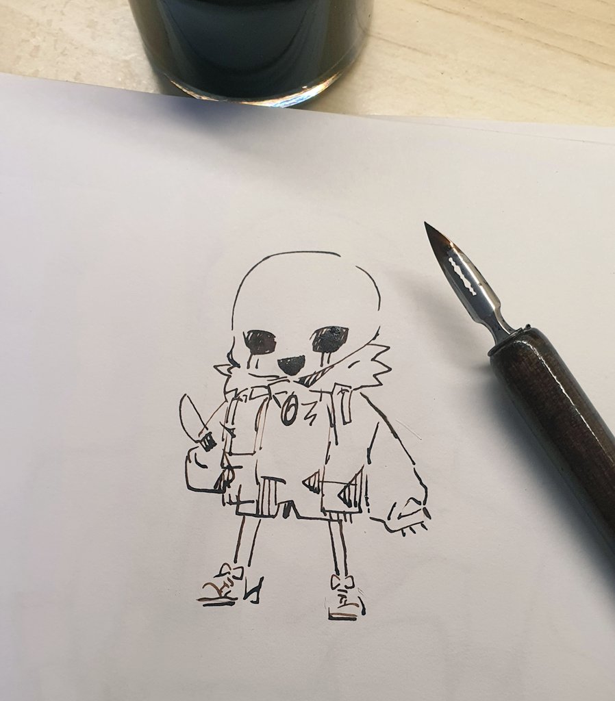 중간에 잉크를 쏟는 불상사가 발생하긴 했지만