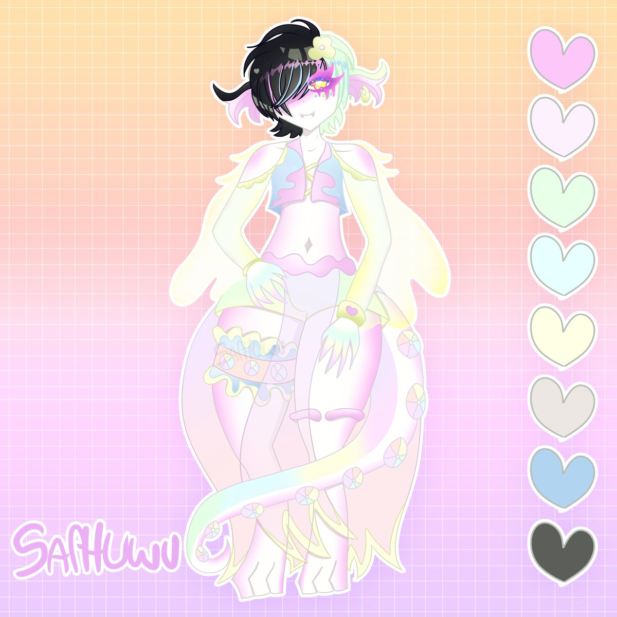 SaphUwU_'s tweet photo. Finished art of my DND character Zoraris!! :)) 🌸💖

#fursuit #fursuitref #furryfandom #furryadopt #furryref #furryadoptable #furryoc #anthrooc #furrycute #dnd #goblin #dragon #dndoc #dndcharacter #dndcharacterart #dndcharactercommission https://t.co/2gbfiemcgW