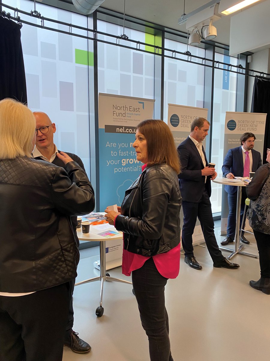 NELFundManagers's tweet photo. Brilliant event this morning discussing #growth #innovation &amp; #decarbonisation during difficult economic times. Thanks for inviting us along to present @NorthTyneCA, great to chat to so many about the growth funding options available from @NELFundManagers #NEL #NextLevelFunding https://t.co/DgO9Bh9D8v