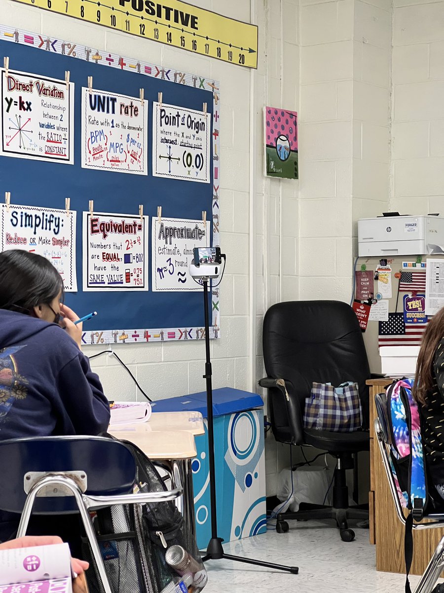 jmsalinas85's tweet photo. I had the pleasure of seeing @swivl in action today in Mrs. Miller’s Math class. What a great resource to have in our teaching toolbox. 🎥📹
BTW I solved the problems correctly 😅
#englishteacherproblems https://t.co/JBcV8u50nv
