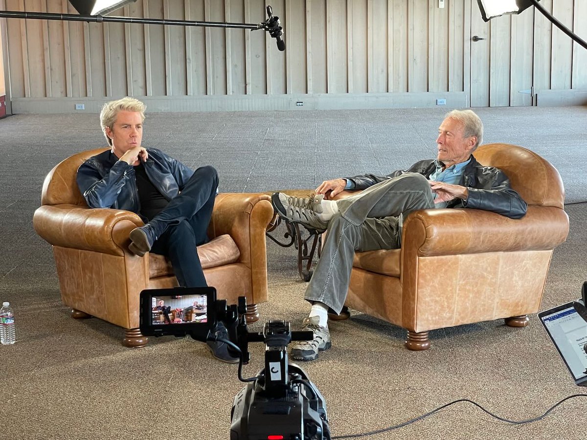 jonl24's tweet image. A pleasure to produce an interview shoot of Clint Eastwood and his son, Kyle, for French-German TV recently in Carmel, CA. 

Both were a pleasure to work with, as they were fun, friendly, and personable.

#Producing #ClintEastwood