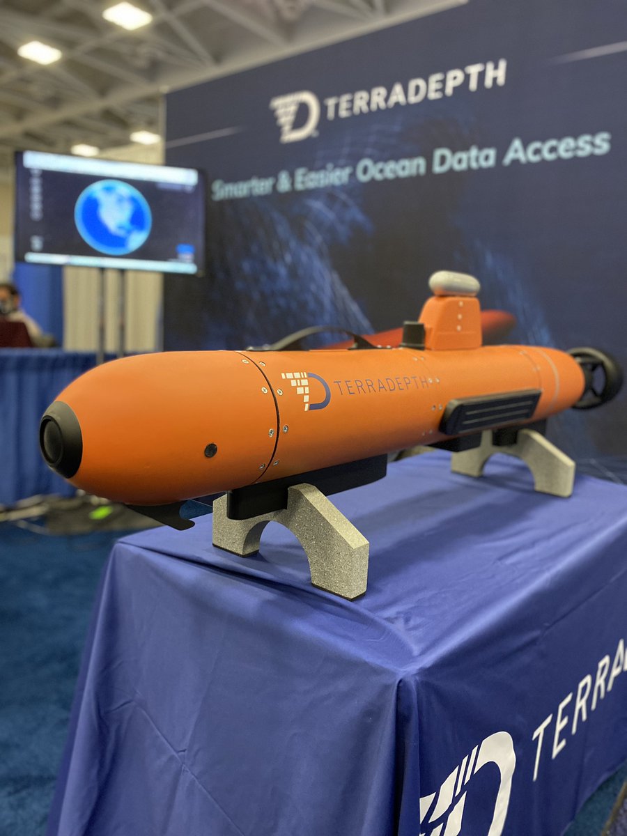 terradepth (@terradepth) on Twitter photo Ever wanted to see a man-portable AUV that can actually dive to 1000m? Come over to Booth 209 at <a href="/OCEANS_Conf/">OCEANS Conference</a> and see our new model of #Terradepth's Gavia!
#OCEANS2022 #geospatial #oceandata Ever wanted to see a man-portable AUV that can actually dive to 1000m? Come over to Booth 209 at <a href="/OCEANS_Conf/">OCEANS Conference</a> and see our new model of #Terradepth's Gavia!
#OCEANS2022 #geospatial #oceandata
