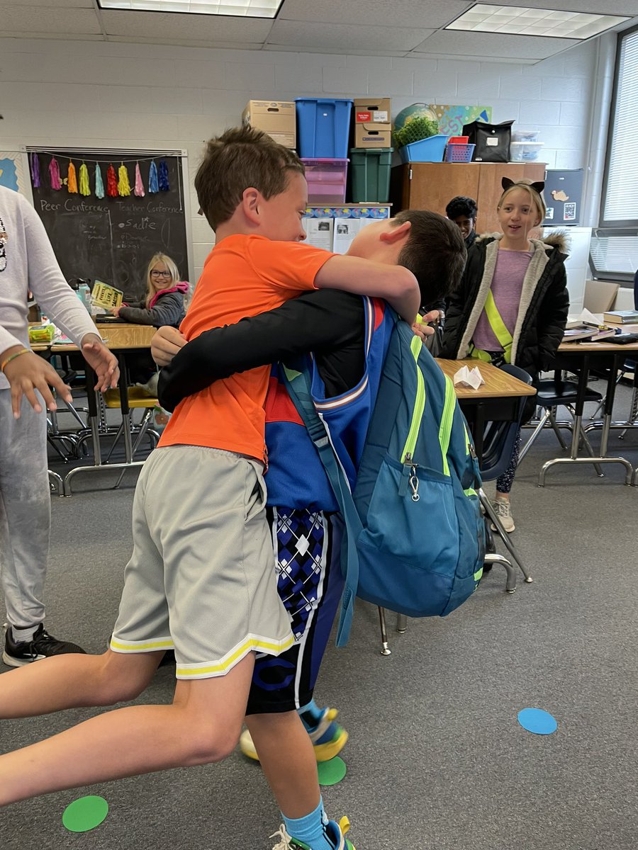 When your bestie returns to school!