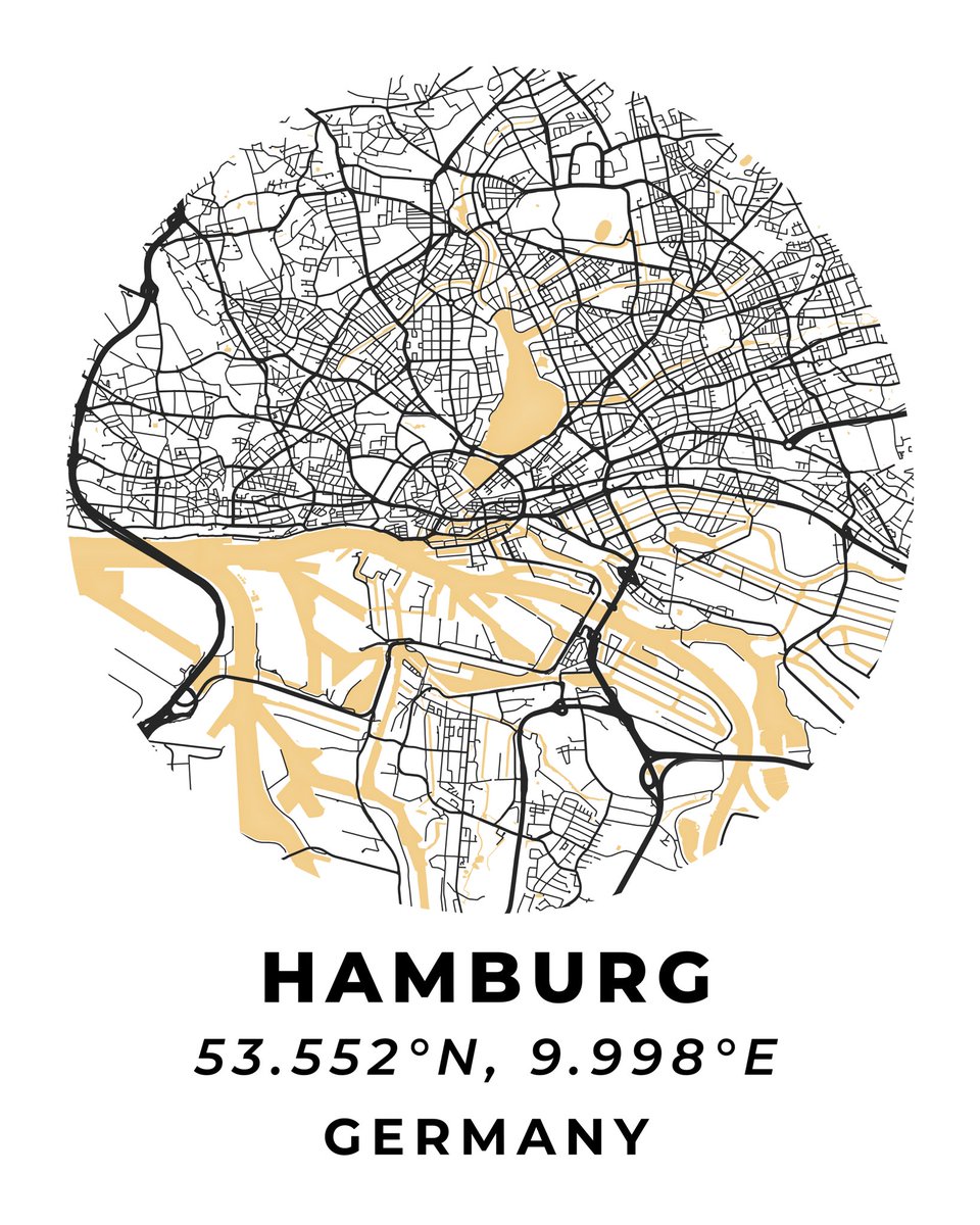 CoyoteCarto's tweet photo. #Map of #Hamburg #Germany #cartography #qgis https://t.co/S5WEBZKDwE