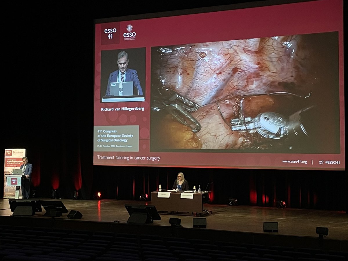 Great talk about robotic esophagectomy #ESSO41 #umcutrecht