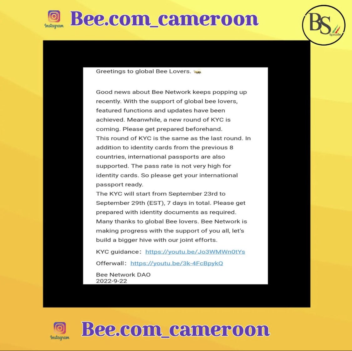 bee_cameroon's tweet photo. Update your app for new futures #beenetworkcameroon #beenetwork #Cameroon https://t.co/PfqW4cVSPu