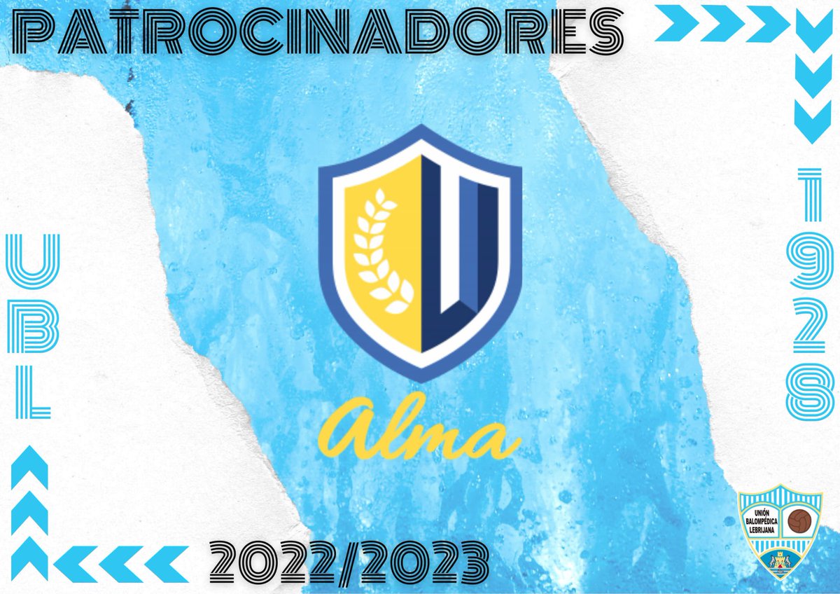 Alma Sport Center forma parte de los patrocinadores oficiales de la Unión Balompédica Lebrijana para la temporada 2022/2023. #VamosBalona
