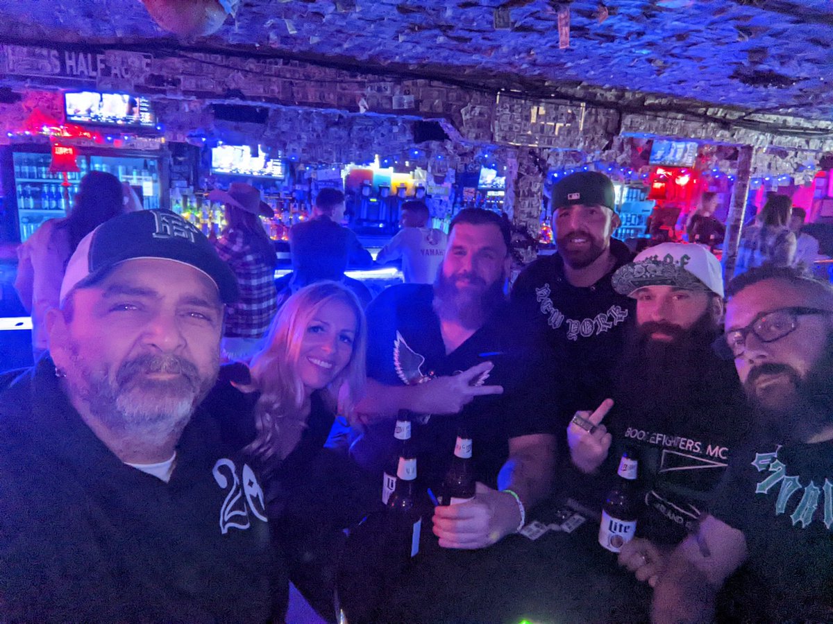 JodyWarren1's tweet photo. The "basement bar" is the oldest bar in Texas and is known as the world's smallest Honky Tonk.
That's all signed bills on the ceiling. Loves a good dive bar!
@Vinnaysharpe @Chewie709 https://t.co/XVWxQAFGrg
