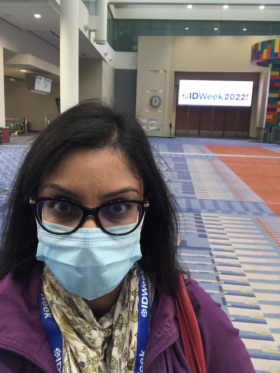 RitaDhami's tweet photo. Super excited to be back to in-person conferences #IDWeek2022 https://t.co/NsE3elYen5