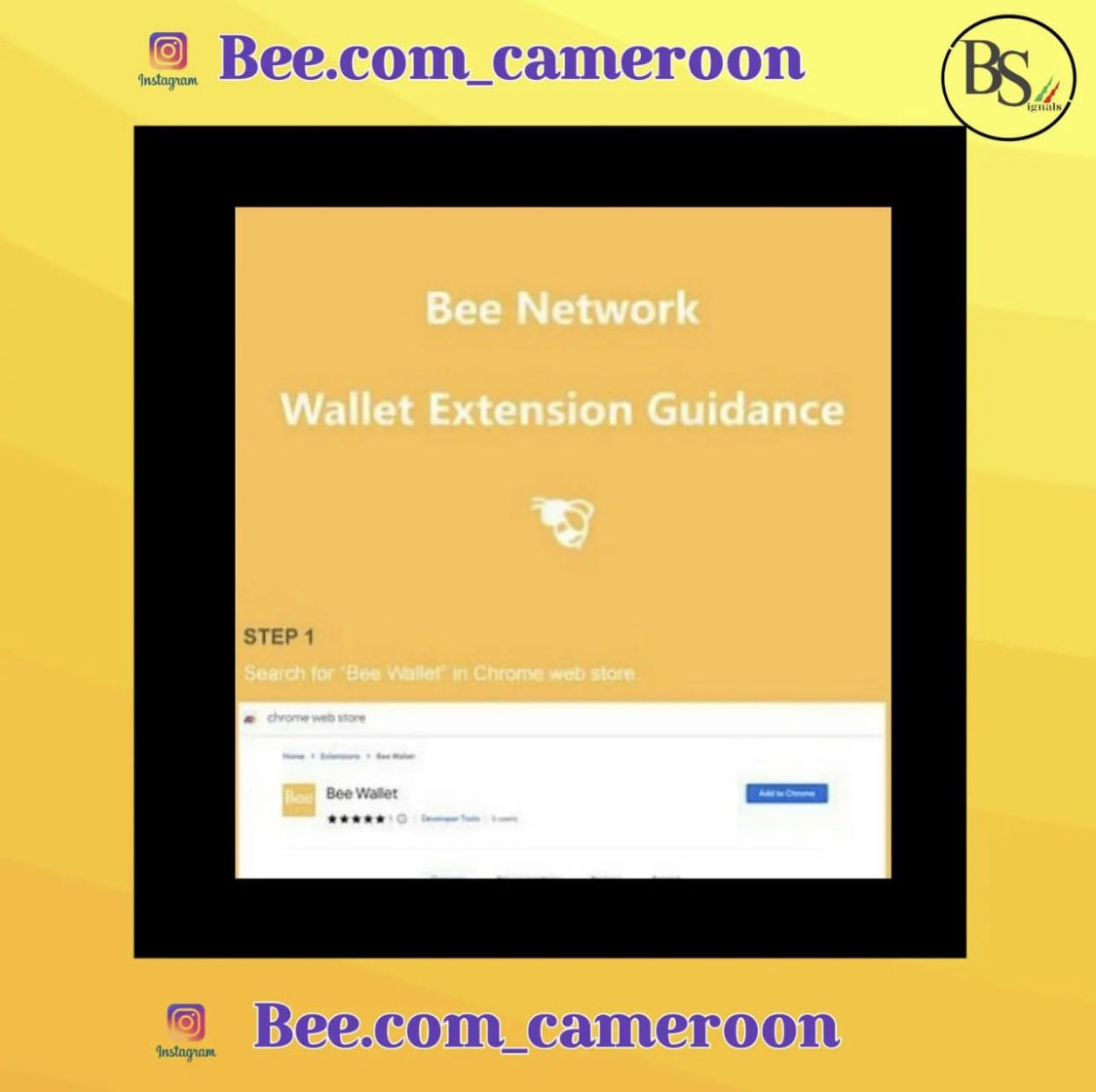 bee_cameroon's tweet photo. Bee network #wallet extension https://t.co/GMXfnkyHPE