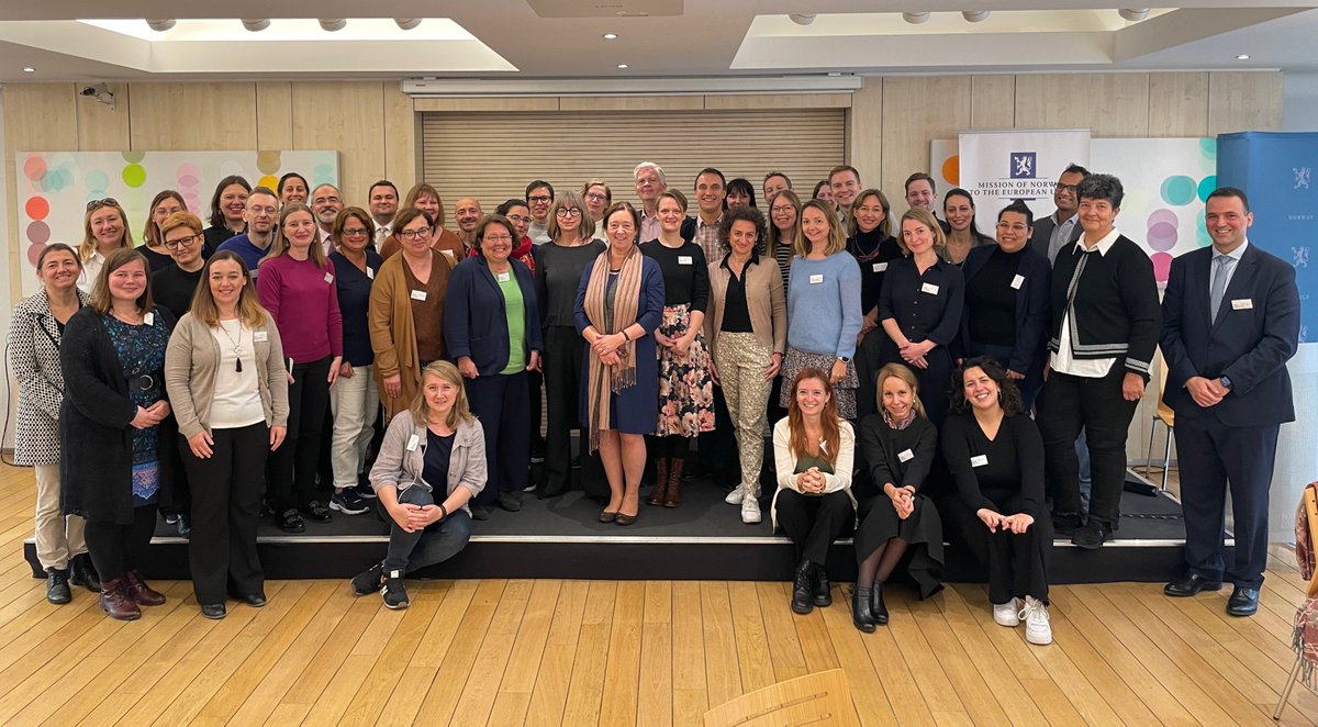 EEANorwayGrants's tweet photo. The past 2 days, the Fund Operators of our #ACF met here in #Brussels🎉Fund Operators, Donor representatives &amp; #EEANorwayGrants discussed lessons learnt &amp; shared ideas for future #civilsociety support. Big thank you to all participants - we look forward to seeing you next year!✨ https://t.co/8kg4zyQZfe
