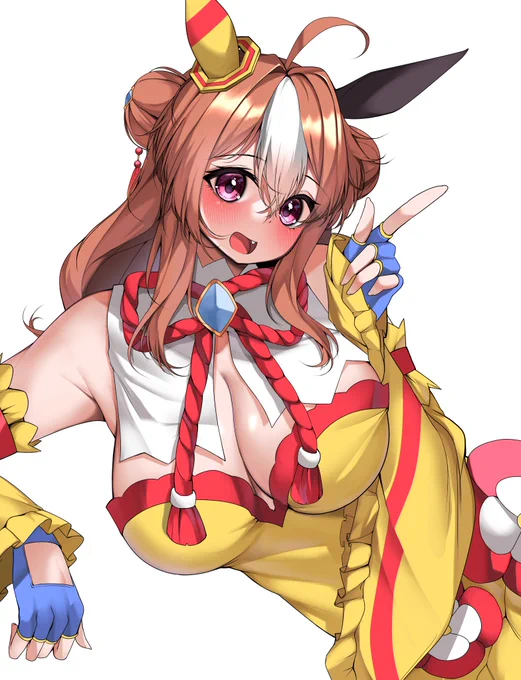 skebにて描かせていただいたコパノリッキーです 