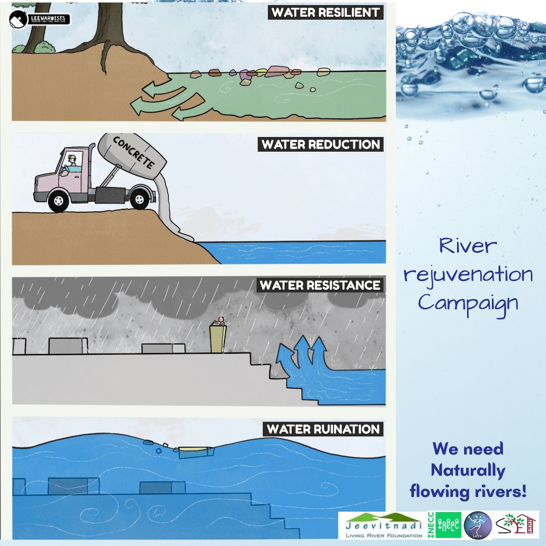 CitizensPune's tweet photo. Join us in this campaign on #Saving our #rivers  from #encroachment, #concretization and ultimately #loss  of #ecosystem .
for more action check out: https://t.co/JHlEnYGdV2
@PKarve_Samuchit @INECC2 @Jeevitnadi @RFD_Hatao https://t.co/ZeofMLs4ea