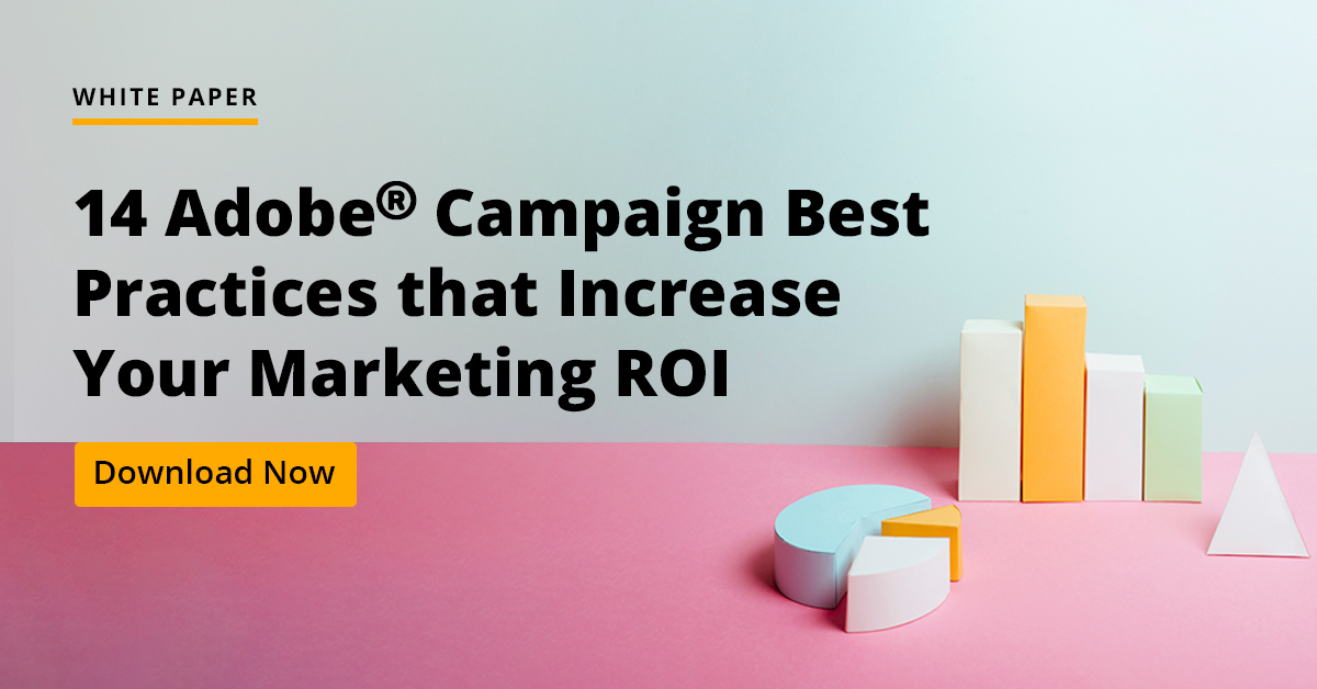 gspanntech's tweet photo. Download our #whitepaper to learn about #AdobeCampaign best practices you can adopt to get better #ROI from #crosschannelmarketing.
https://t.co/uWU96uMb6E
#Adobe #MarketingCampaign #DynamicCampaign #PersonalizedCampaign #BestPractices #Automation #DataPrivacy #DataSecurity https://t.co/75F8dSPE3L