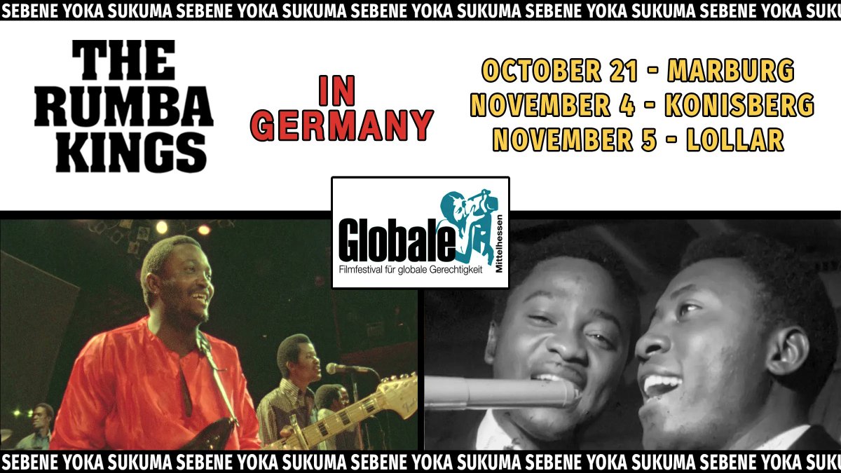 🇩🇪Calling Germany🇩🇪  !!

🤩The film The Rumba Kings will be in Globale Mittelhessen Festival in Germany. 
🎸 Screening 1: October 21, 19H, Marburg
🎸 Screening 2: November 4, 19H, Konigsberg
🎸 Screening 3: November 5, 19H, Lollar
👉🏼 info here: buff.ly/3gdOgL3