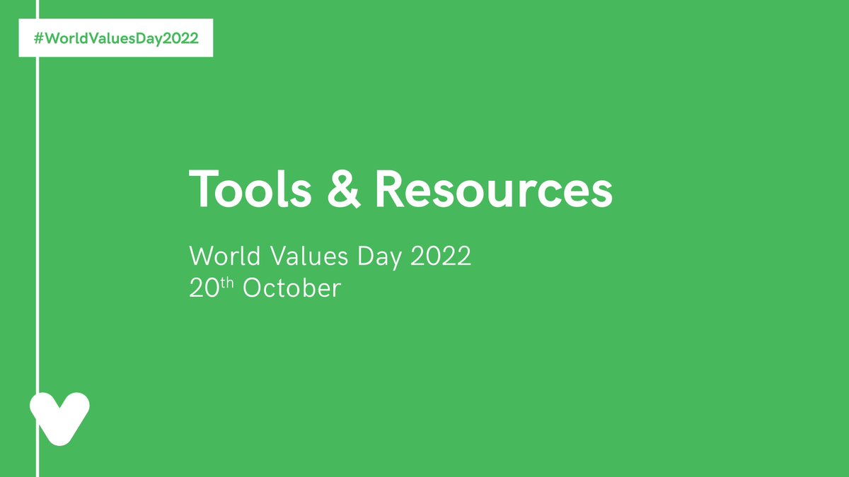 Want to explore your #values for #WorldValuesDay but don’t know where to begin? We’ve got you covered: worldvaluesday.com/tools-and-reso… #Values