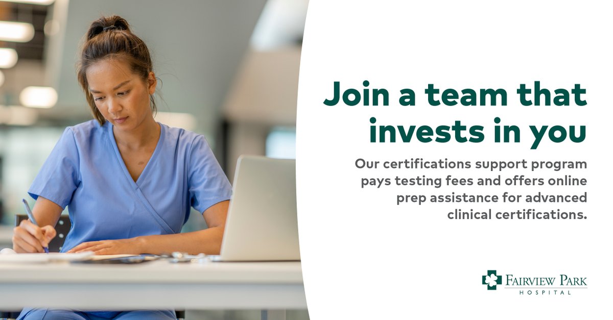 FPHospital's tweet photo. Is professional growth important to you? It’s important to us that you have the support you need to advance your career. Explore our current opportunities! Search for jobs here: https://t.co/yV77bnzsCF https://t.co/GWYFLLZS4W