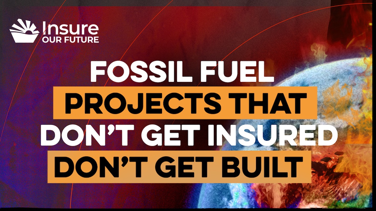 InsOurFuture's tweet photo. Floods, wildfires, hurricanes, heat waves – #climate disasters are battering communities worldwide. But #insurance companies keep insuring fossil fuel expansion, while making coverage out of reach for those most at risk.
CEOs must take responsibility to #InsureOurFuture. 🧵 https://t.co/iTYFsAFVNK