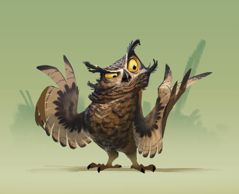 Painting an Owl by James A. Castillo - Don't miss his soon-coming exclusive Live series on IAMAG: https://t.co/H5ZRx6a8xE 