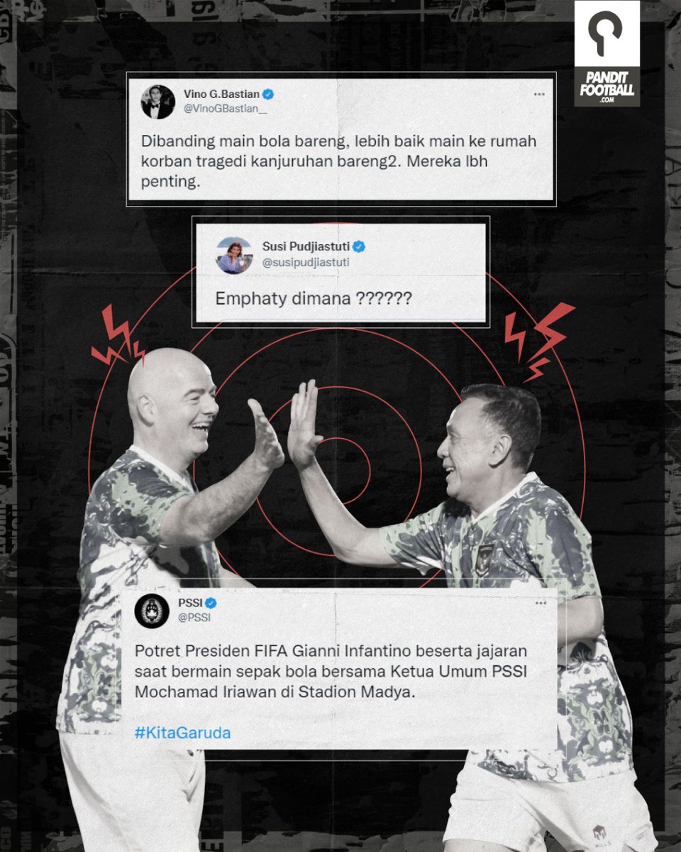 Ketika orang yang tidak biasa berbicara sepakbola angkat suara, artinya situasi sedang tidak baik-baik saja.