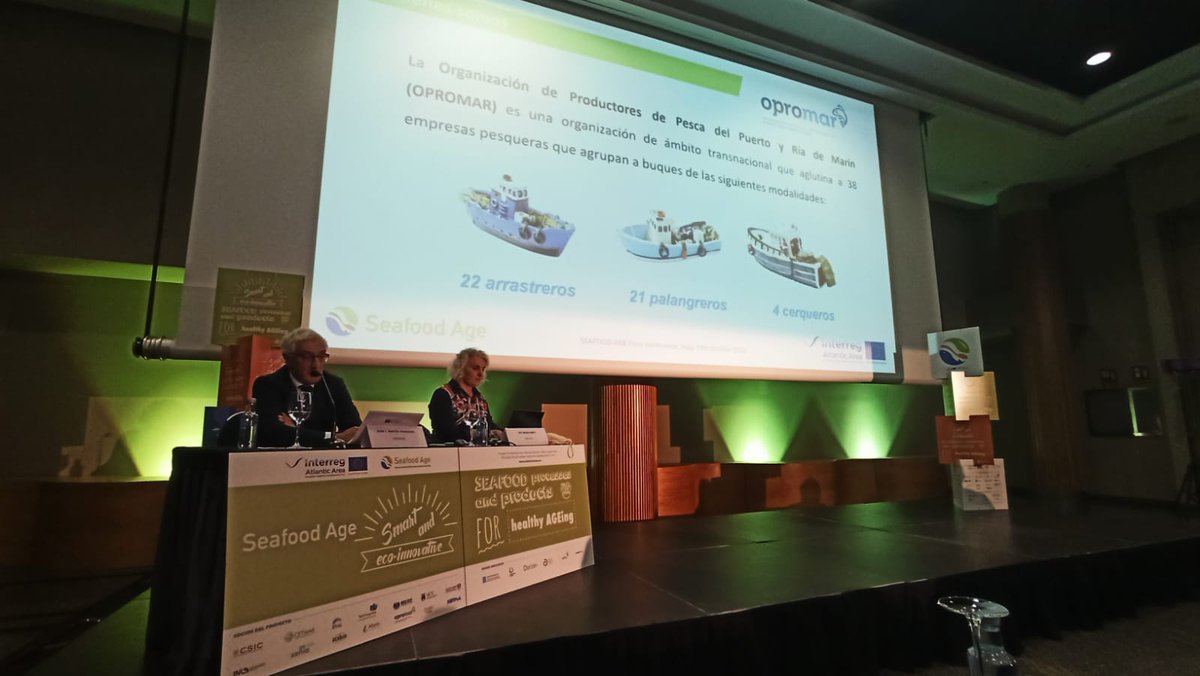 Juan Martín Fragueiro <a href="/Opromar1/">Opromar</a> nos habla de la aproximación industrial a la valorización de descartes de la pesca. Juan Martín Fragueiro is presenting the industrial approximation to the valorization of fish discards.<a href="/AtlanticArea/">Interreg Atlantic Area</a>