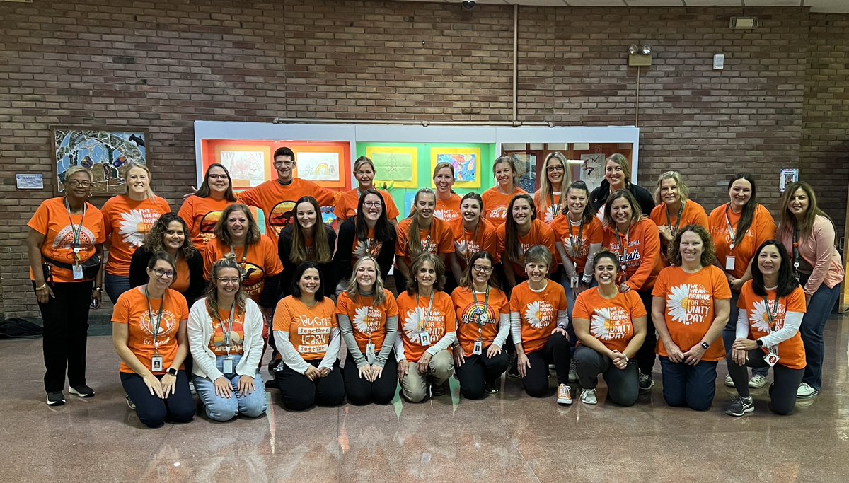 <a href="/WBSDHuskies/">Roosevelt</a> UNITE for Unity Day!! #bekind #onlywb