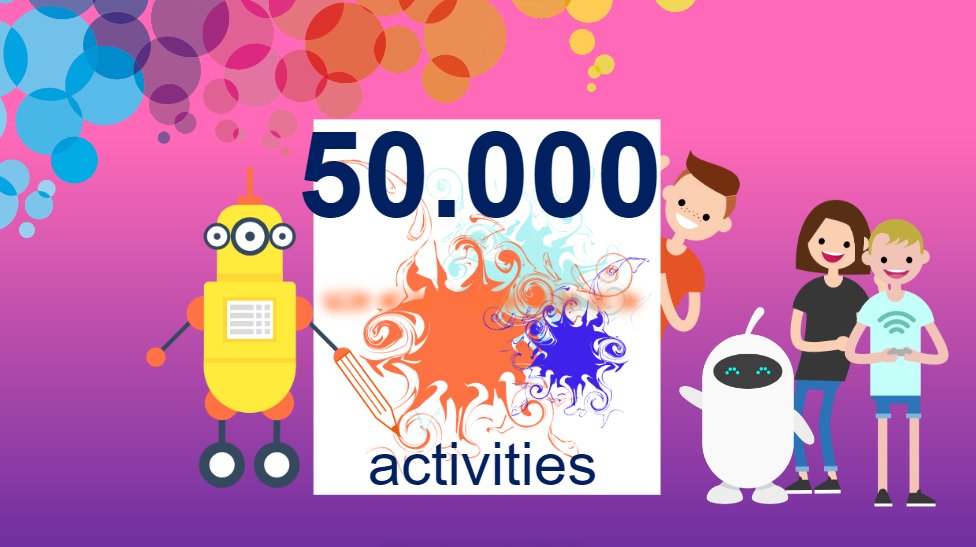 CodeWeekEU's tweet image. Woohoo, we have officially reached over 50,000 registered activities on our #CodeWeek map 🎉
Thank you to our community for helping us to achieve this milestone 👏
There's still time to register your activity and pin it to our map 👇
codeweek.eu/guide #CodeWeek10