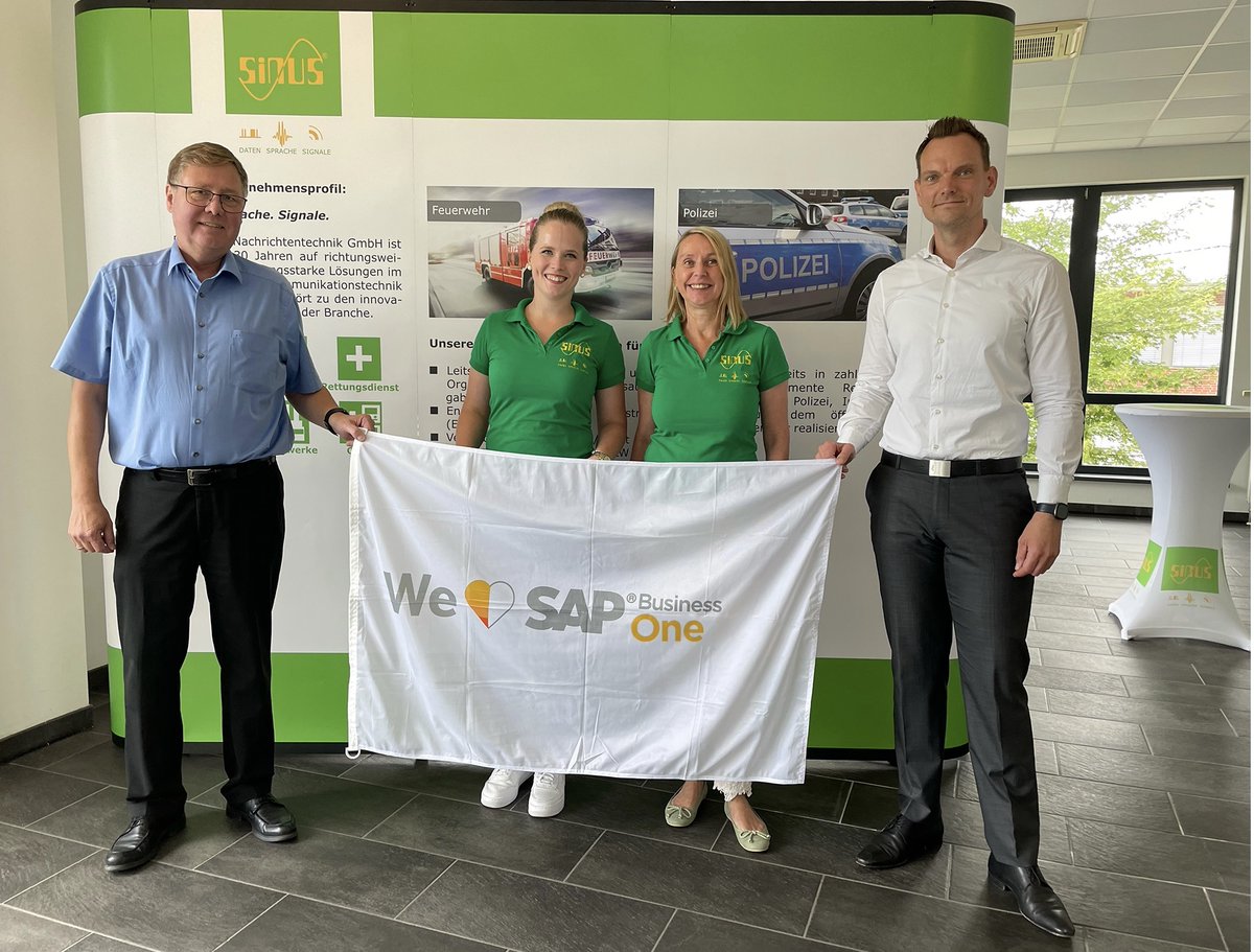 pauloalmeidaSME's tweet image. Barsbüttel, Germany we visited Sinus Nachrichtentechnik. With #MARIProject from @MARINGOcomputer + @SAPBusinessOne they have full control over the information at the operational level, allowing them to designing a lean process.
#lovethebrand and grow your business #SAPBusinessOne
