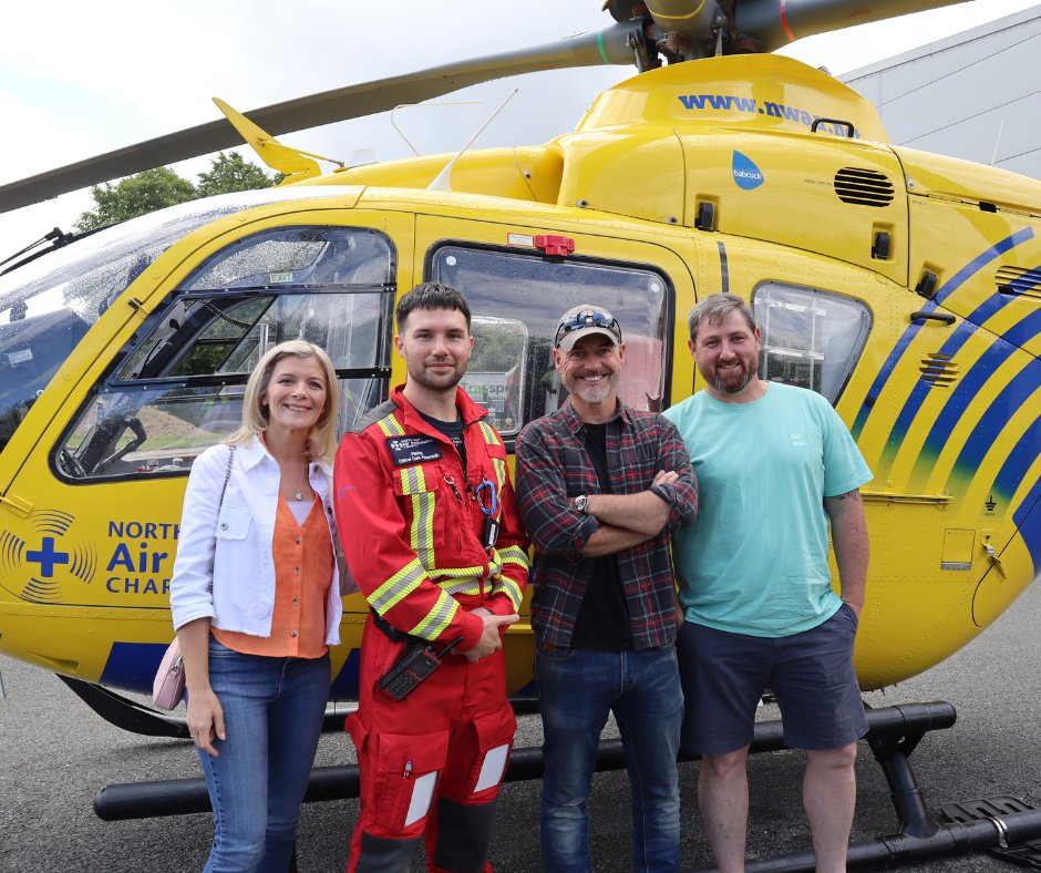 NWAirAmbulance's tweet photo. We’d like to say thank you to ex-Hollyoaks star Robert Beck @RobertBeck529 and his friend Chris, who are taking on the challenge of the Inca Trail in aid of us. https://t.co/BebOQogD7F